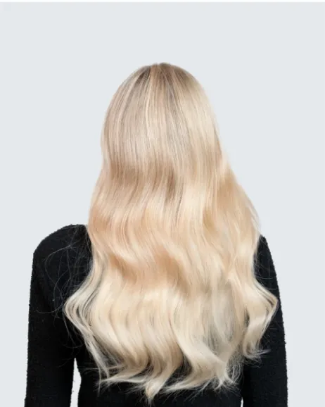 Ljust hairband från BHBD buret, sett bakifrån