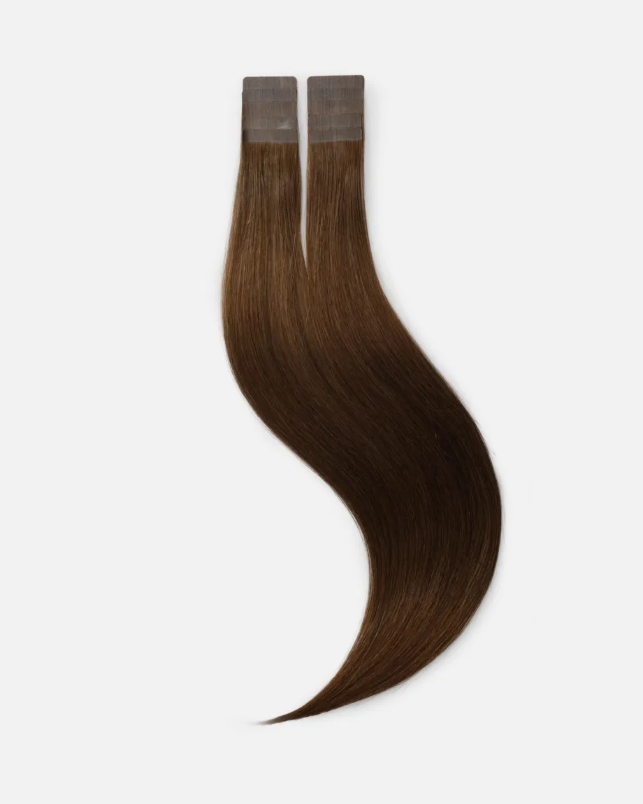 Ultra Tape Extensions 40 cm från Rapunzel i mörkbrunt